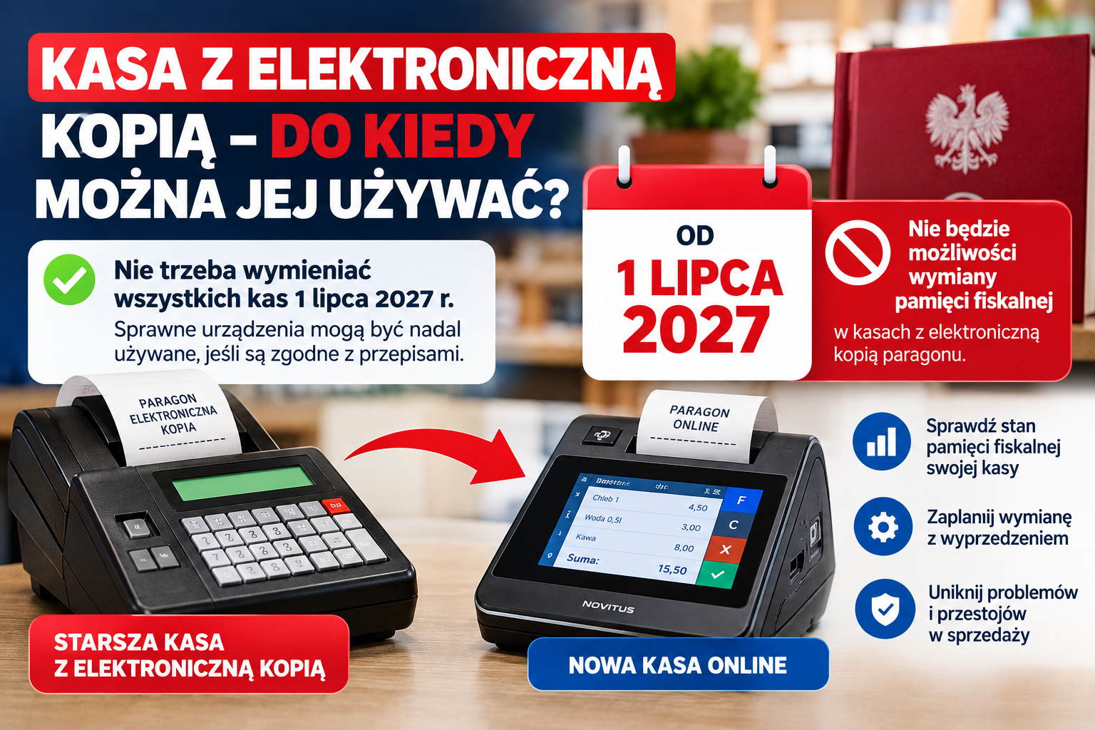 Kasa z elektroniczną kopią – do kiedy można jej używać? 2027
